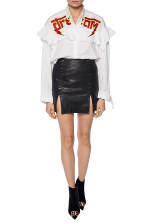 Leather skirt with slits, zdjęcie 2 Leather skirt with slits od Diesel